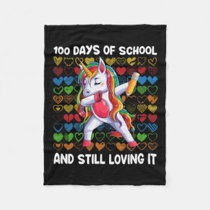 Cobertor De Velo 100 Dias Divertidos De Escola E Ainda A Adorando U