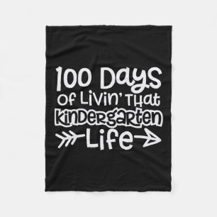 Cobertor De Velo 100 Dias Divertidos De Vida Naquele Jardim De Infâ