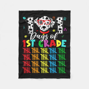 Cobertor De Velo 101 Dias na Escola 1rua Cão 100 Dias Mais Intelige