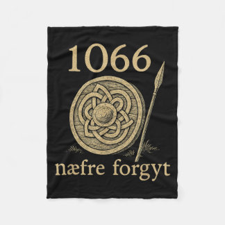 Cobertor De Velo 1066 Naefre Forgyt Nunca Esqueça Viking Inglaterra