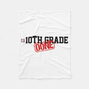Cobertor De Velo 10.º ano concluído - último dia da escola Y
