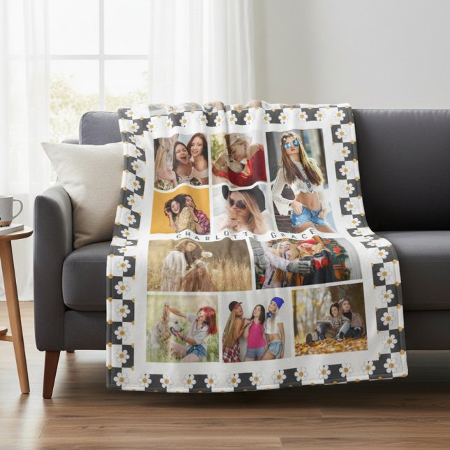 Cobertor De Velo 10 Foto Moderna Groovy Daisy Flower Nome do Na mod (Criador carregado)