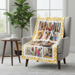 Cobertor De Velo 10 Foto Moderna Na moda Watercolor Nome