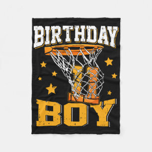 Cobertor De Velo 11 Birthday Bysketbyll Boy 11 Anos de Bysketbyl