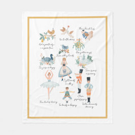 Cobertor De Velo 12 dias de Natal