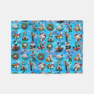 Cobertor De Velo 12 dias de Natal Criança de Ornamentos de Feltro F