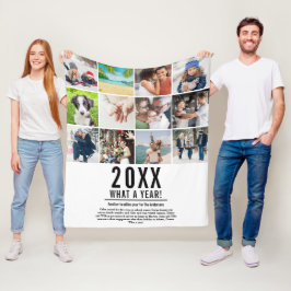 Cobertor De Velo 12 Fotocolagem Ano Familiar Em Revisão Moderna