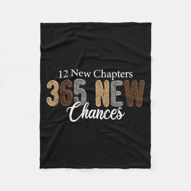 Cobertor De Velo 12 New Chapters 365 New Chances  (Frente)