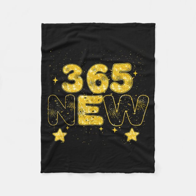 Cobertor De Velo 12 New Chapters 365 New Chances Happy New Year 202 (Frente)