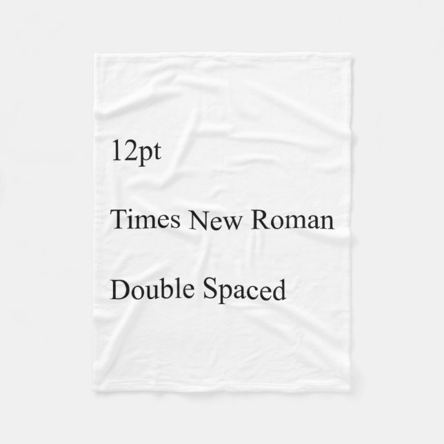 Cobertor De Velo 12pt Times New Roman Double Spaced  (Frente)