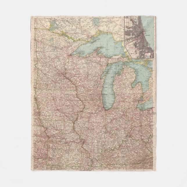 Cobertor De Velo 13435 Mich, Wis, Minn, Ia, Mo, mal, Ind, KY (Frente)