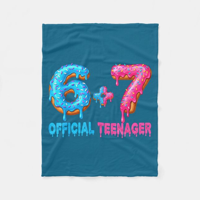 Cobertor De Velo 13th Birthday Teenager 6+7 67 Donalt Drip  (Frente)