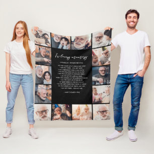 Cobertor De Velo 14-Foto No Nome Da Memória E Cotação Personaliz