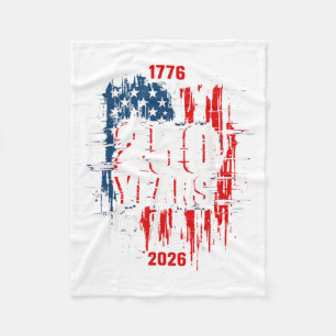 Cobertor De Velo 1776-2026 Bandeira Patriótica Americana nge 250 An