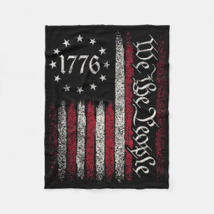 Cobertor De Velo 1776 Bandeira Constituição Independência Dia Ameri