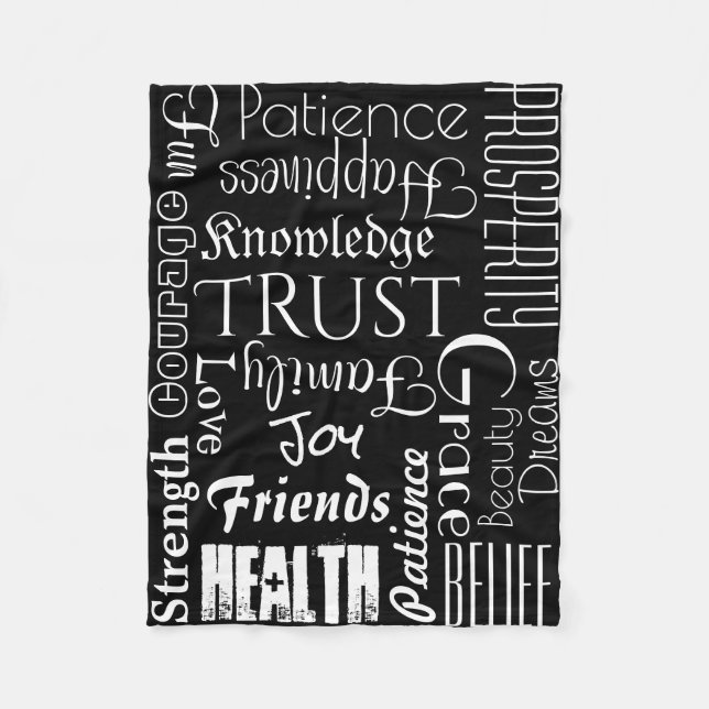 Cobertor De Velo 18 Nomes personalizados ou palavras que melhor des (Frente)