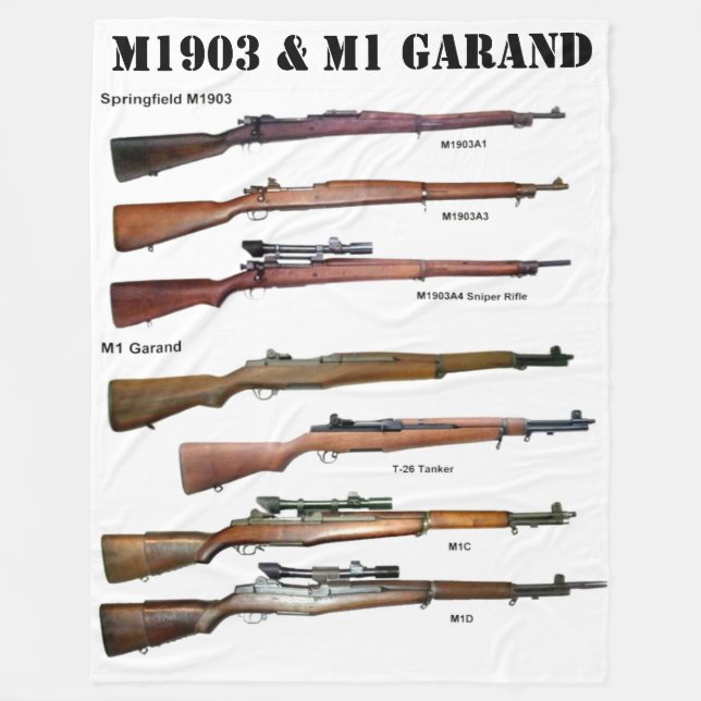 Cobertor De Velo 1903 e M1 GARAND RIFLES (Frente)