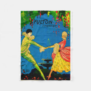 Cobertor De Velo 1927 Programa Teatro Fulton cobrir art