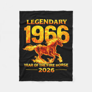 Cobertor De Velo 1966 Ano Cavalo de Fogo 60º Arte Gráfica