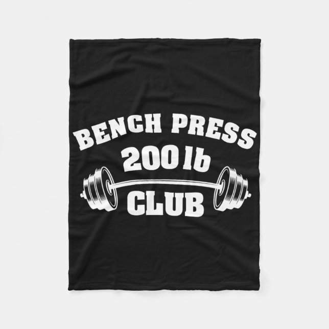 Cobertor De Velo 200 Lbs Pound Bench Press Club Gym Weightlifting P (Frente)