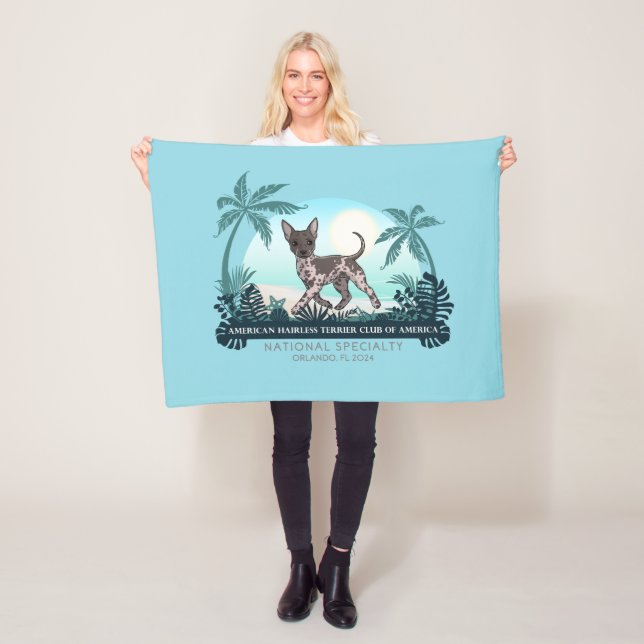 Cobertor De Velo 2024 AHTA Nat'l Specialty - Fleece Blanket com log (In Situ)