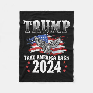 Cobertor De Velo 2024 Retomar a América Bandeira Americana Trump 20