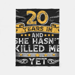 Cobertor De Velo 20 aniversário de 20 anos e ela fez't Ki
