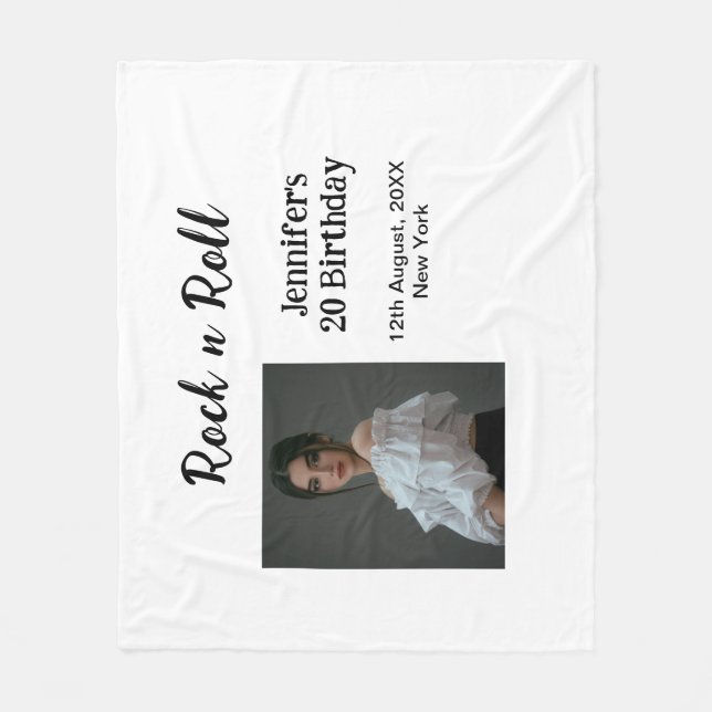 Cobertor De Velo 20 do Rock n roll (Frente)