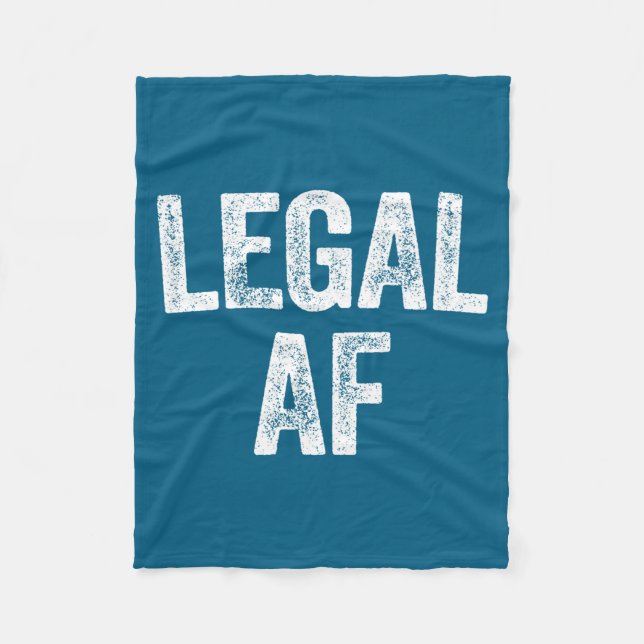Cobertor De Velo 21st Birthday Legal Af Long Sleeve  (Frente)
