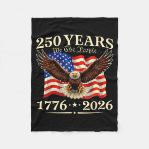 Cobertor De Velo 250º Aniversário EUA Patriótico 250 Anos Americano