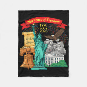 Cobertor De Velo 250 Aniversário EUA Bandeira Americana Patriótica