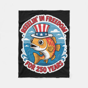 Cobertor De Velo 250 Anos 1776-2026 250º Aniversário Pesca _1
