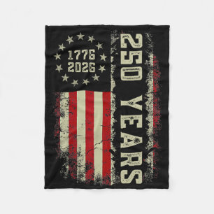 Cobertor De Velo 250 Anos América 1776 2026 Bandeira EUA 250º Dia d