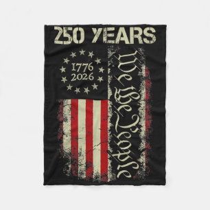 Cobertor De Velo 250 Anos América 1776 2026 Nós O Povo Bandeira EUA