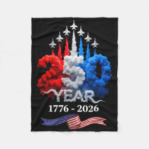 Cobertor De Velo 250 Anos Americano 1776 2026 250º Aniversário 4º D