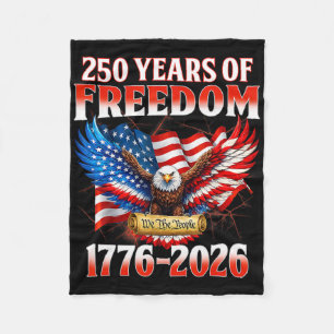 Cobertor De Velo 250 Anos Americano 1776 2026 250º Aniversário EUA