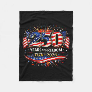 Cobertor De Velo 250 Anos Bandeira Americana 1776-2026 250º Anivers