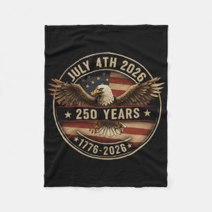 Cobertor De Velo 250 Anos Bandeira Americana 250º Aniversário EUA