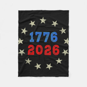 Cobertor De Velo 250 Anos Bandeira Americana (2 Lados) Frente e Ver