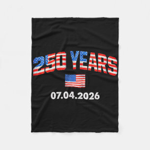 Cobertor De Velo 250 Anos Bandeira Americana Aniversário de 250 ano