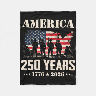 Cobertor De Velo 250 Anos Bandeira Americana EUA 250º Aniversário P