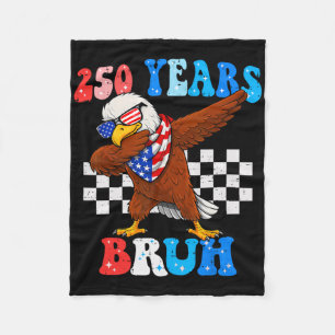 Cobertor De Velo 250 Anos Bruh 4 de Julho Águia Dabbing 250º Aniver