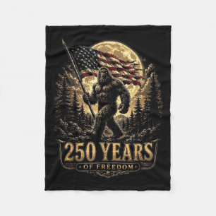 Cobertor De Velo 250 Anos De Dom Patriótico Bigfoot Bandeira Dos EU