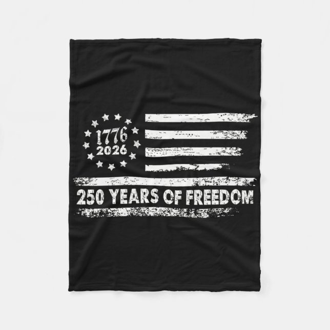 Cobertor De Velo 250 Anos De Liberdade 1776 2026  (Frente)