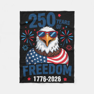 Cobertor De Velo 250 Anos De Liberdade 1776 2026 Patriótico Ld Eagl