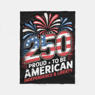 Cobertor De Velo 250 Anos De Liberdade Americano 1776–2026 Patrióti