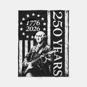 Cobertor De Velo 250 anos guitarra patriota bandeira americana 4 de