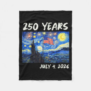 Cobertor De Velo 250 Anos Van Gogh Noite Estrelada 250º Aniversário