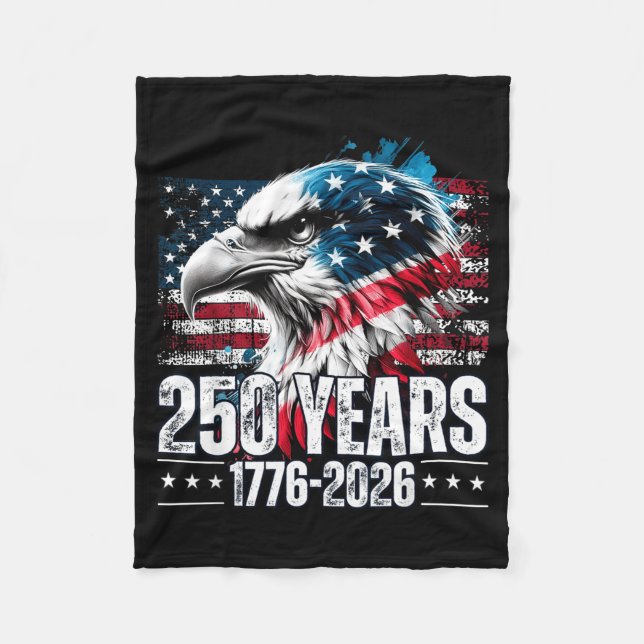 Cobertor De Velo 250th Anniversary United States Birthday  (Frente)