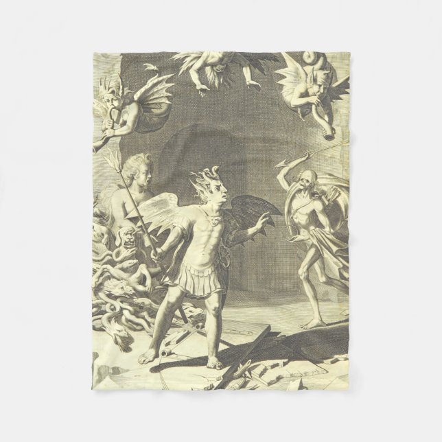 Cobertor De Velo 2 estranhos religiosos (Frente)